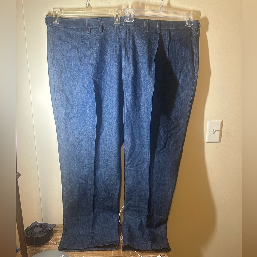 Haggar Men's Straight Jeans - Deep Indigo
